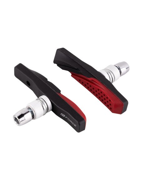 CALÇO DE TRAVÃO FORCE ONE-OFF PRETO-VERMELHO 70MM