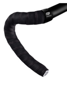 Fitas Guiador FORCE EVA PERFURADO PRETO 2