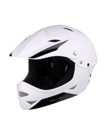 Capacete FORCE DOWNHILL junior BRANCO S-M