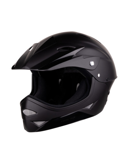 Capacete FORCE DOWNHILL junior PRETO S-M