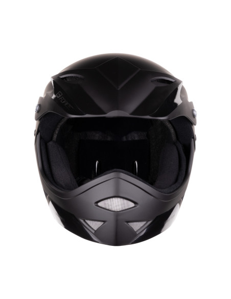  Capacete FORCE DOWNHILL junior PRETO S-M