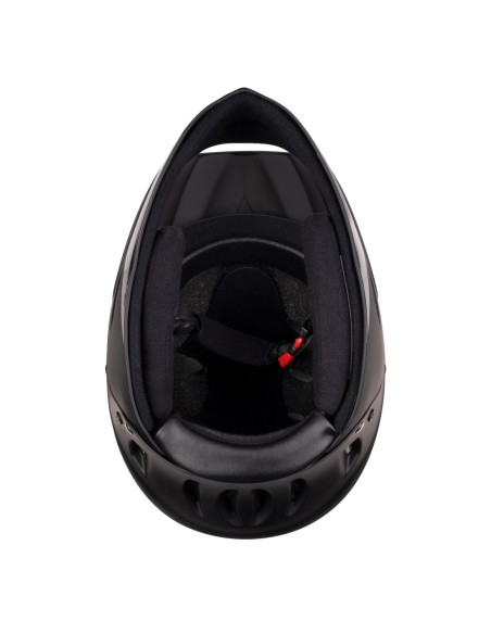  Capacete FORCE DOWNHILL junior PRETO S-M