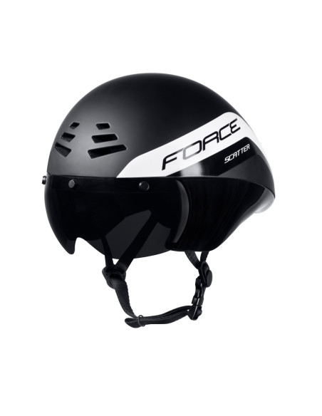 Capacete FORCE SCATTER timetrial Preto