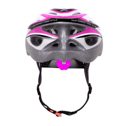 Casque FORCE HAL BLANC-ROSE