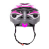 Casco FORCE HAL BLANCO-ROSA